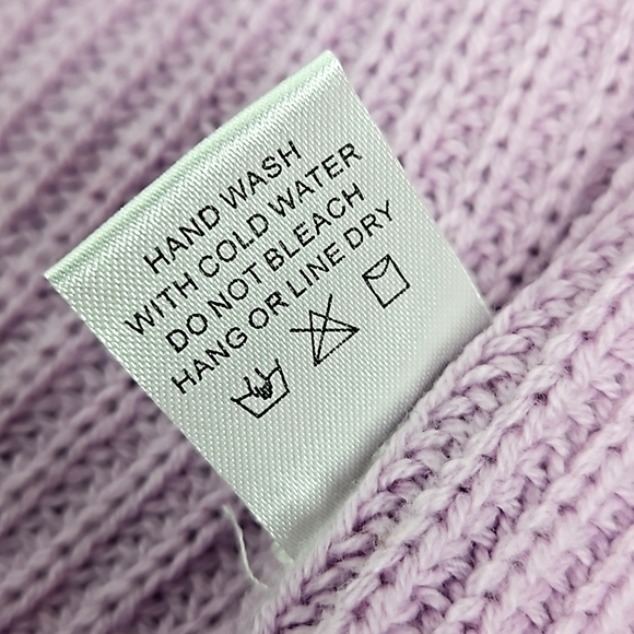 Andree By Unit Womens Color Block Purple/Gray/Ivory Knit Sweater SzXS  NWT - Picture 11 of 11